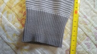 детская куртка на мальчика: Кофта на мальчика 10-12 лет. Тонкая вязка, очень приятная на ощупь! — 5