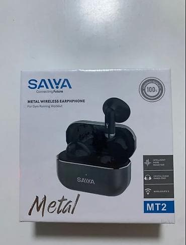 смарт часы m26 plus: Беспроводные наушники SAIVA MT2 Metal - Форм‑фактор: TWS с зарядным — 1