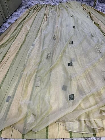 green max: Комплект штор, Жаккард, С тюлем в комплекте, Готовое изделие, Для спальни — 8