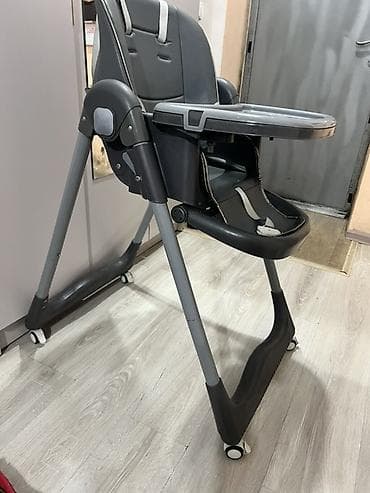 Балдар эмереги: Высокий стул для кормления - Цвет: серый/графит - Материал сиденья — 2