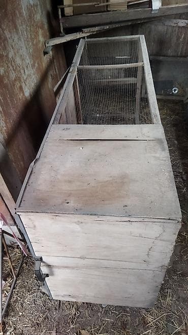 чоп кастра: Клетка/домик для кур и цыплят 2 штуки. - Конструкция из фанеры и бруса — 3