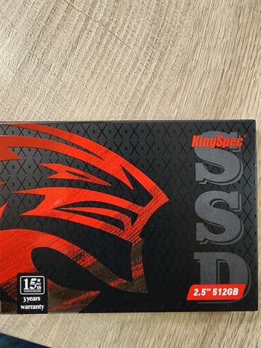 жесткий диск ош: Маалымат алып жүрүүчү, Жаңы, SSD, 512 ГБ, 2.5" — 6
