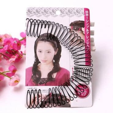 мэджик клип машинка цена: U-образный фиксатор для волос, расческа - невидимка, мини-держатель — 4