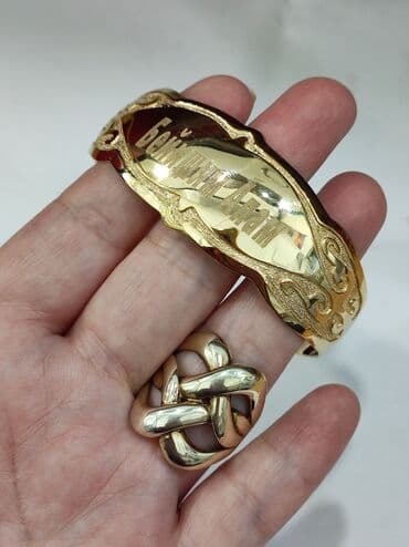 эксклюзивные свадебные пригласительные: Серебряный Кольцо+ Билерик с надписями "Бейишим Апам" Серебро — 3