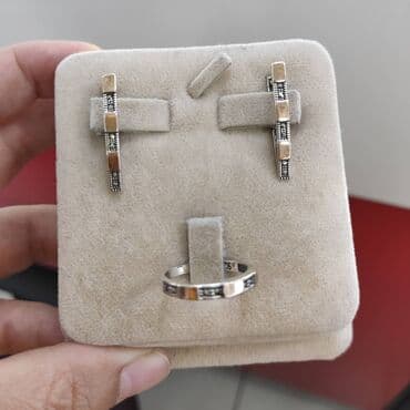 свадебные наборы ручной: Серебро покрыто золотом пробы 925 Производитель Турция Качество — 2