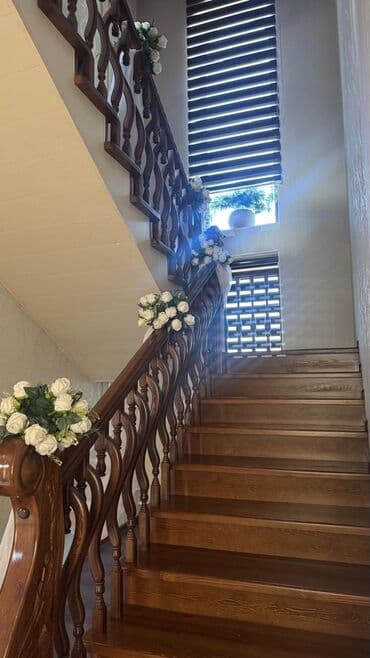 дом в г каракол: 200 м², 6 бөлмө, Жылытылган, Евроремонт, Жертөлө, ороо — 2