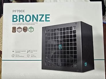 Блок питания, Новый, DeepCool, 700 Вт, Bronze, 700 Вт at lalafo.kg Блок питания, Новый, DeepCool, 700 Вт, Bronze, 700 Вт