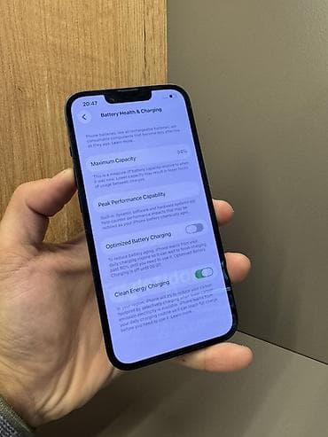 note 10 s: IPhone 13, Синий, 94 % — 2