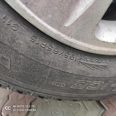 winter: Шины 195 / 65 / R 15, Зимняя шипованная, Б/у, Комплект, Легковые, Michelin — 3