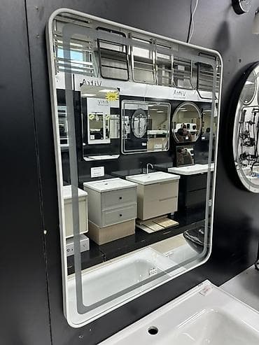 study lamp: Зеркало для ванной с LED‑подсветкой - Прямоугольная форма с — 2