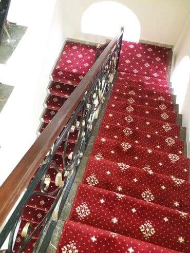 ковры дорожки паласы ковролин: Энсиз узун килем Жаңы, 80 см* 1 узундукту өлчөөчү м, Полиэстер, Геометрия, Накталай эмес/накталай төлөм — 10