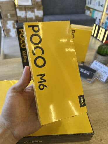 чехол poco m3: Poco M6, Жаңы, 256 ГБ, түсү - Кара, 2 SIM — 4