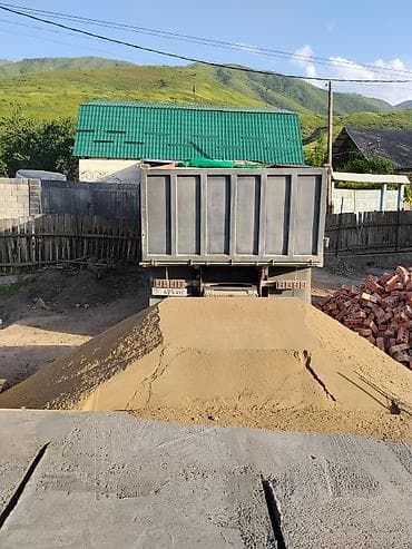 Песок, Ивановский карьер, Насыпью, Камаз
