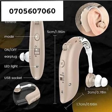 правое ухо: Слуховой аппарат# Заушный усилитель звука/слуховой аппарат с зарядкой — 1