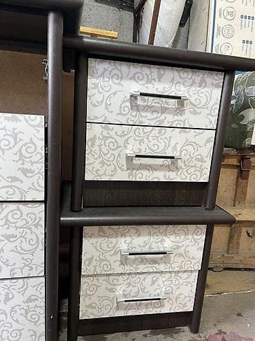 часы на стене: Туалетный столик, С зеркалом, цвет - Коричневый — 4