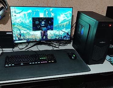 игравые пк: Компьютер, ядер - 4, ОЗУ 8 ГБ, Игровой, Б/у, Intel Core i5, SSD — 1