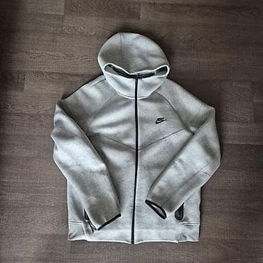 толстовка найк: Мужская толстовка, L, Nike, Новый, цвет - Серый, Самовывоз, Платная доставка — 1