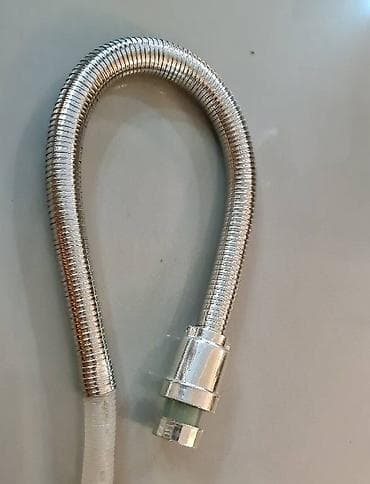 Хромированный шланг для раковины, длина 75 см