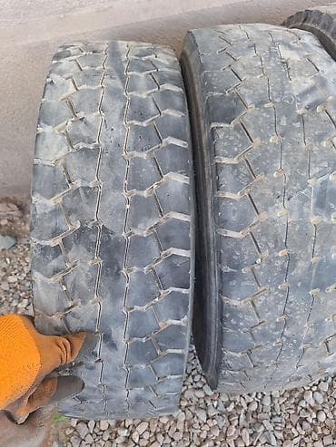 Шиналар жана дисктер: В продаже Комплект задних б/у шин рамер 215/75 R17.5 цена указана за — 4