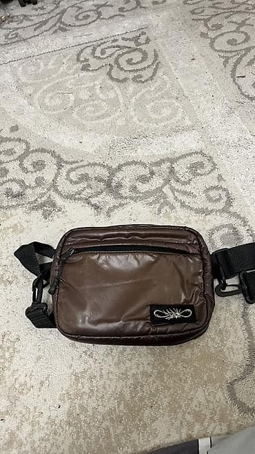 Белге такчу сумка, бананка, Материалы: Нейлон, Унисекс