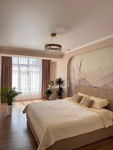 osh flat: 2 комнаты, 77 м², Киргизия 1 Элитка, 3 этаж, Дизайнерский ремонт — 1