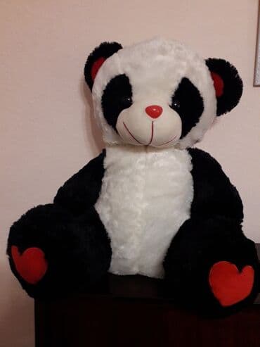 плюшевый мишка большой цена: Мягкая игрушка,,Панда" 60см. В хорошем состоянии. На спинке замочек — 1