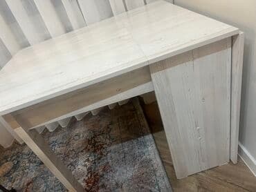 стол раздвижной: Стол трансформер Для кухни, Стол-книжка, цвет - Бежевый — 2