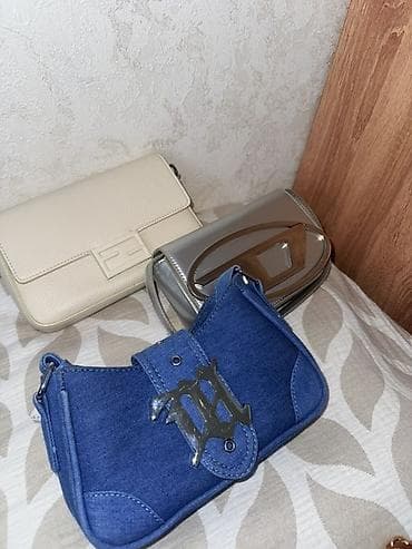 винтажная: Классическая сумка, Fendi, Материал: Комбинированный материал, Винтажный стиль, Женские — 1