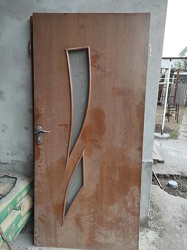 гольф 2 эшик: Балконная дверь, Б/у, Со стеклом, Деревянная — 2