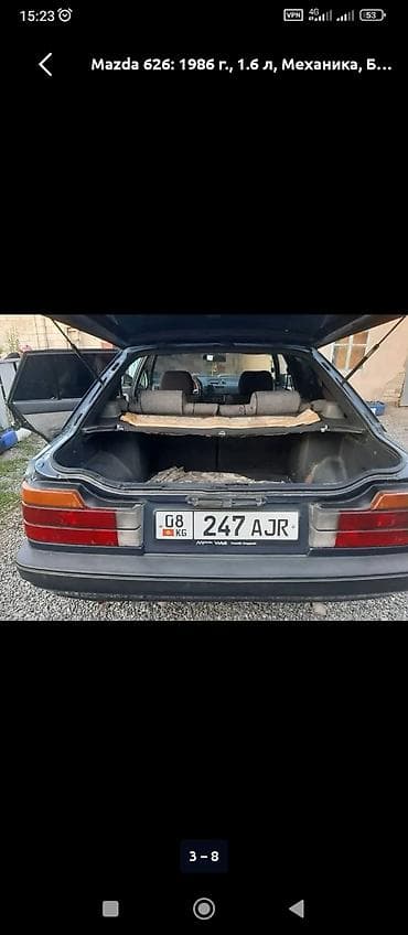 ниссан стэйджа: Mazda 626: 1986 г., 1.6 л, Механика, Бензин, Седан — 6