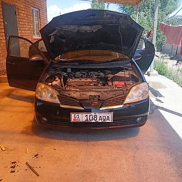 Nissan Primera: 2002 г., 1.8 л, Автомат, Бензин, Лифтбек lalafo.kg да Nissan Primera: 2002 г., 1.8 л, Автомат, Бензин, Лифтбек