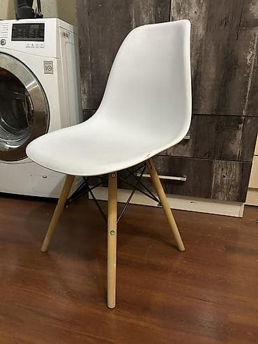 Үй жана бакча: Ашкана үчүн отургуч, Желим, түсү - Ак — 1