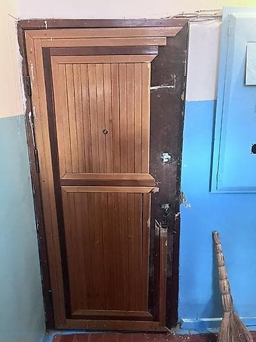 Двери для домов и квартир, Металлическая, Одностворчатая, цвет - Коричневый — 2