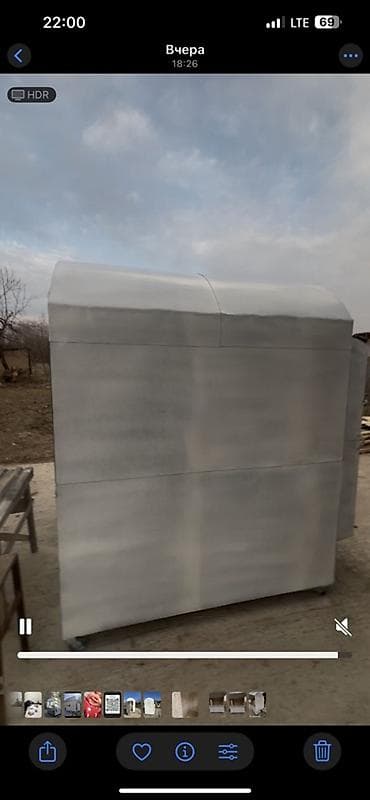 Передвижной торговый киоск/ларек на колесах - Компактный модуль с at lalafo.kg Передвижной торговый киоск/ларек на колесах - Компактный модуль с