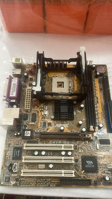 Техника жана электроника: ПК үчүн энелик плата, Колдонулган, Asus, LGA775, Micro-ATX — 2