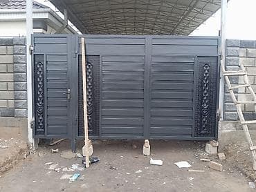 marvel legends: Металлические въездные ворота с калиткой - Конструкция: распашные — 1