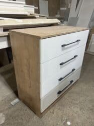 подъемный механизм для кровати: Комод для одежды, Новый, Без зеркала, ЛДСП, цвет - Бежевый, Белый, Голубой, Бесплатная доставка — 8