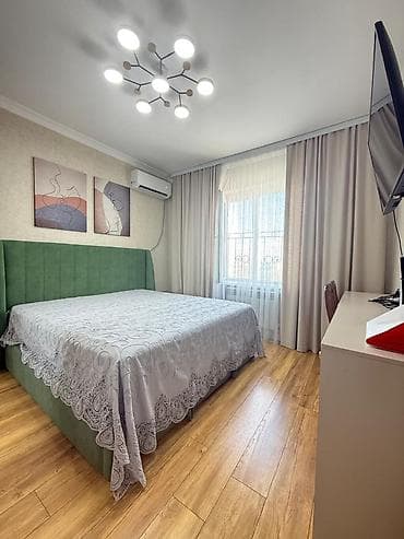 Квартиры: 3 комнаты, 70 м², 105 серия, Учкун мкр 105 серия, 9 этаж, Евроремонт — 3