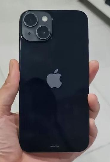 IPhone 13, Б/у, 128 ГБ, Черный, Чехол, 88 %