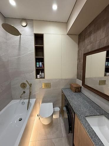 сокулук спальные: 2 комнаты, 66 м², ул. Чынгыз Айтматова Элитка, 6 этаж, Дизайнерский ремонт — 6