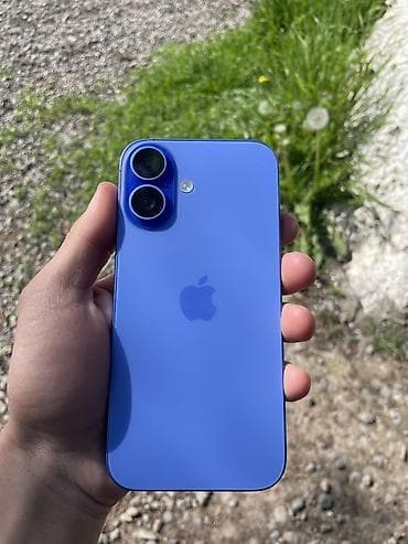 режим 9 т: IPhone 16, Б/у, 128 ГБ, Синий, 93 % — 1