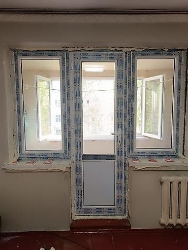 Пластиковые окна и балконный блок из ПВХ - Комплект: балконный блок