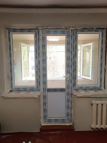 Дизайн, проектирование: Пластиковые окна и балконный блок из ПВХ - Комплект: балконный блок — 1