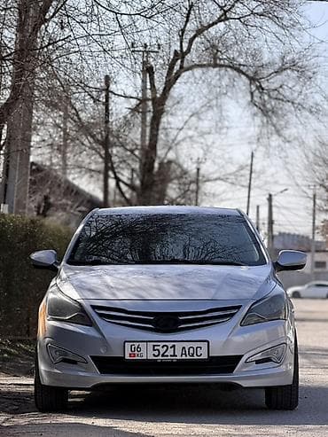 Hyundai Accent: 2017 г., 1.6 л, Автомат, Газ, Седан