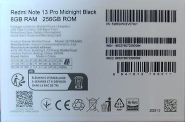 телефон редми 13про: Redmi, Redmi Note 13 Pro, Б/у, 256 ГБ, цвет - Черный, 2 SIM — 4