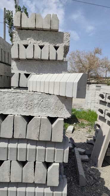 тратуарные бардюры: Тротуарный бордюр, Бетонный, Другие особенности, 1000 — 14