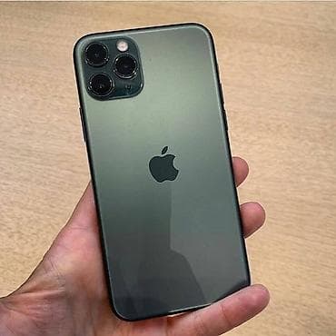 smart ups: IPhone 11 Pro, Б/у, 256 ГБ, Matte Midnight Green, Чехол, 85 % — 1
