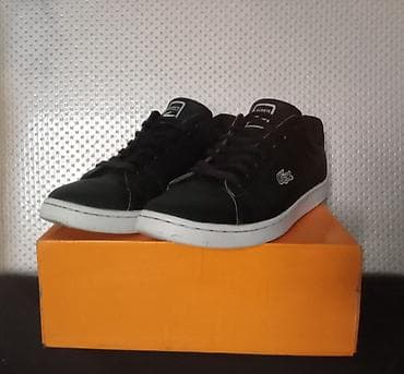 lacoste original: Мужские кроссовки, 41, Lacoste, Б/у, цвет - Черный, Самовывоз — 2