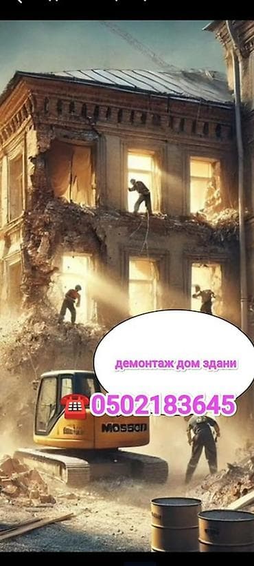 Профессиональные работы по демонтажу зданий и сооружений. - Полный