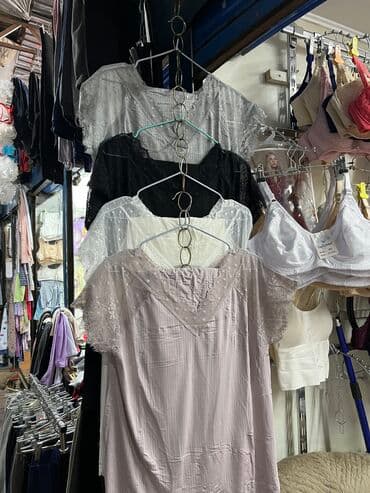 белая ночная сорочка: Пижама, Шелк, Для невесты, На пуговицах, Парный набор, L, M, 2XL — 5